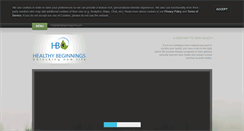 Desktop Screenshot of healthybeginningsonline.com